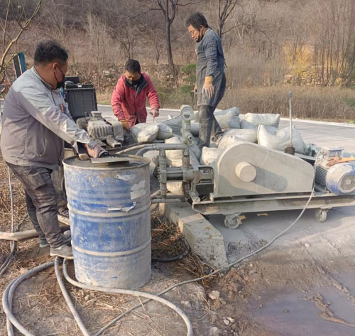 天元路面下沉注浆